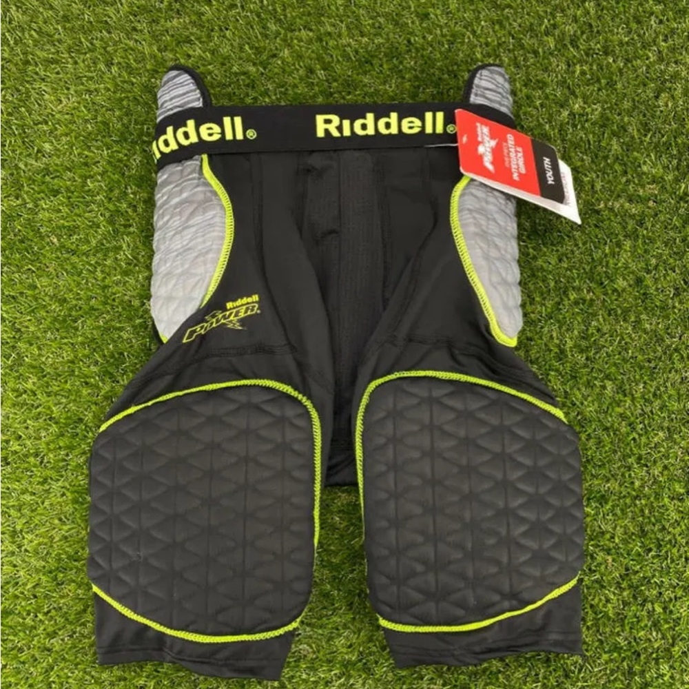 Riddell Power Amp Integrated Girdles Short, Black Adult small